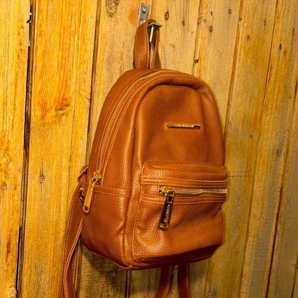 Steve Madden Brown Mini Backpaco - Picture 3 of 6
